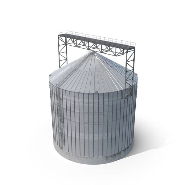 Flat-bottom-silo